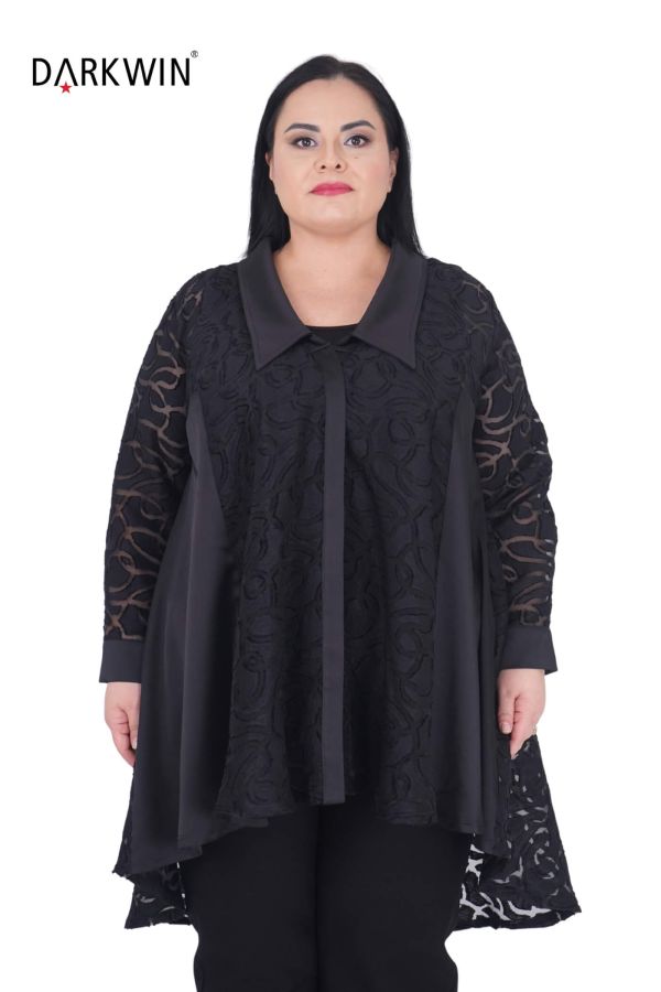 9062 CNG CEKET-BLUZ BLACK - 1