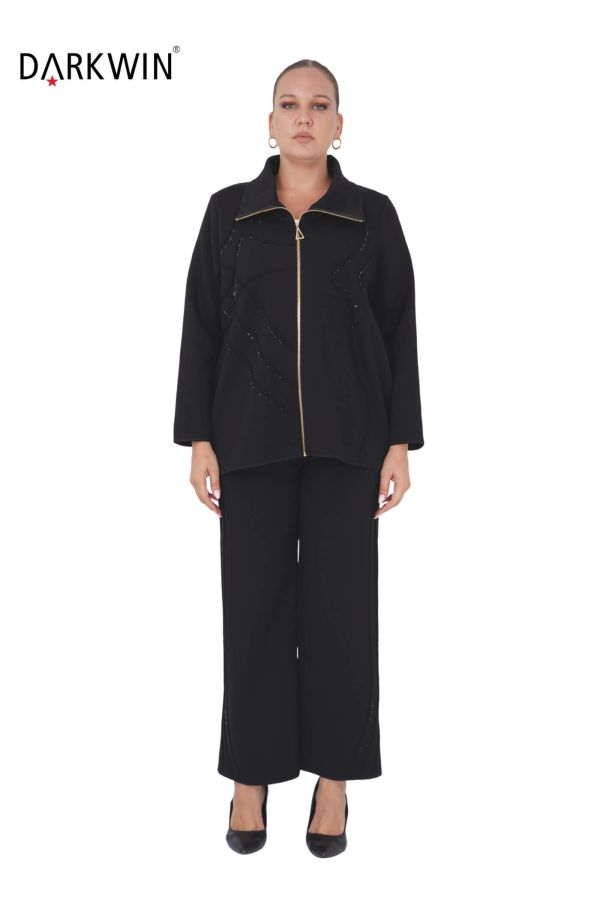 908-1 NIXNIVI BLUZ-PANTOLON SIYAH - 1