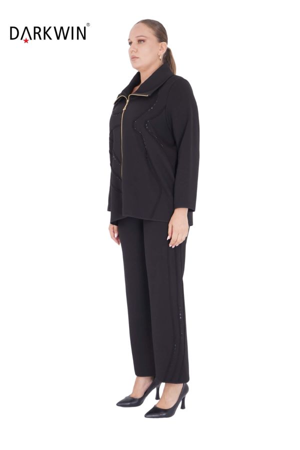 908-1 NIXNIVI BLUZ-PANTOLON SIYAH - 2