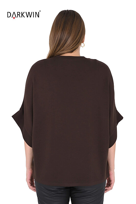 9096 CNG BLUZ KAHVE - 3