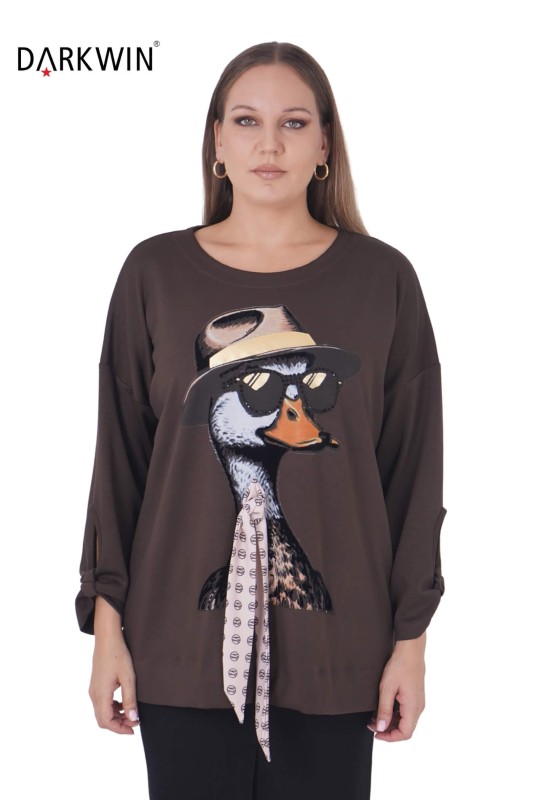 9150 DARKWIN TUNİK KAHVE - DARKWIN