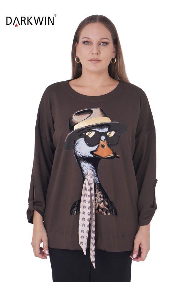9150 DARKWIN TUNİK KAHVE - 1