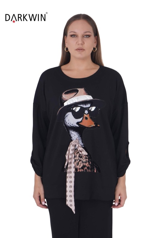 9150 DARKWIN TUNİK SIYAH - 1