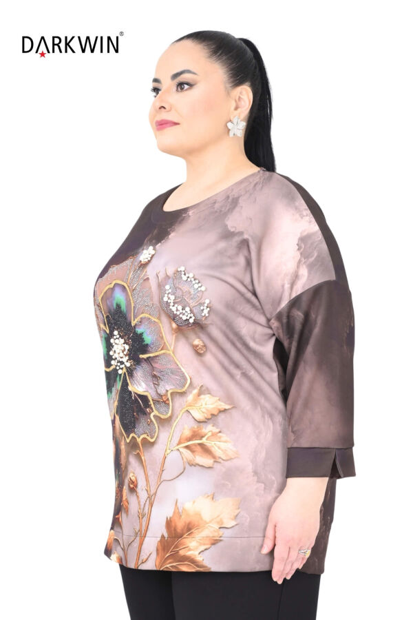 9154 DARKWIN TUNİK KAHVE - 3