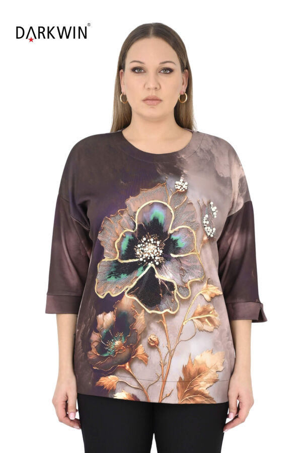 9154 DARKWIN TUNİK KAHVE - 2