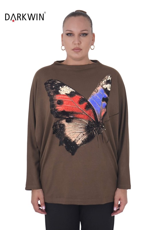 9174 DARKWIN BLUZ KAHVE - 1