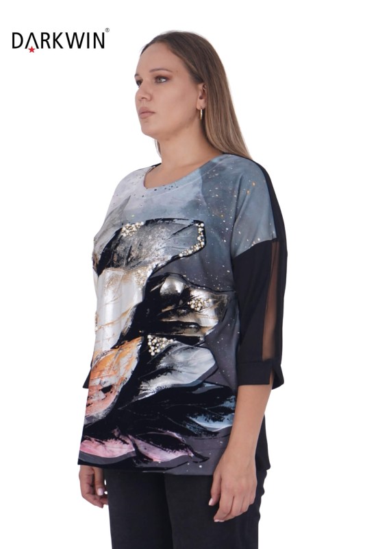 9182 DARKWIN BLUZ SIYAH - Darkwin (1)