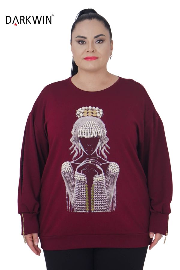 9185 DARKWIN BLUZ BORDO - 1