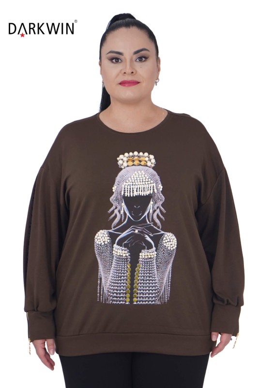 9185 DARKWIN BLUZ KAHVE - 1