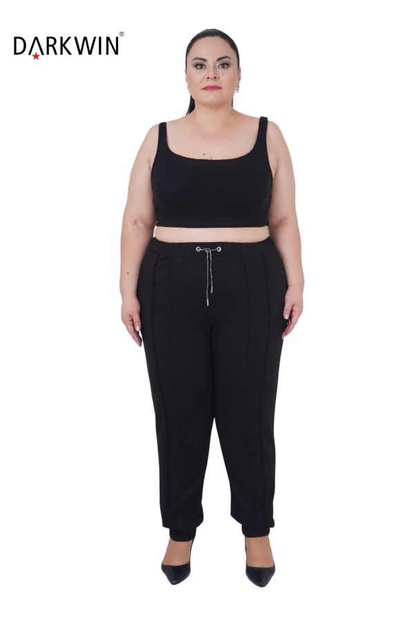 9191 DARKWIN BLUZ-PANTOLON SIYAH - 4