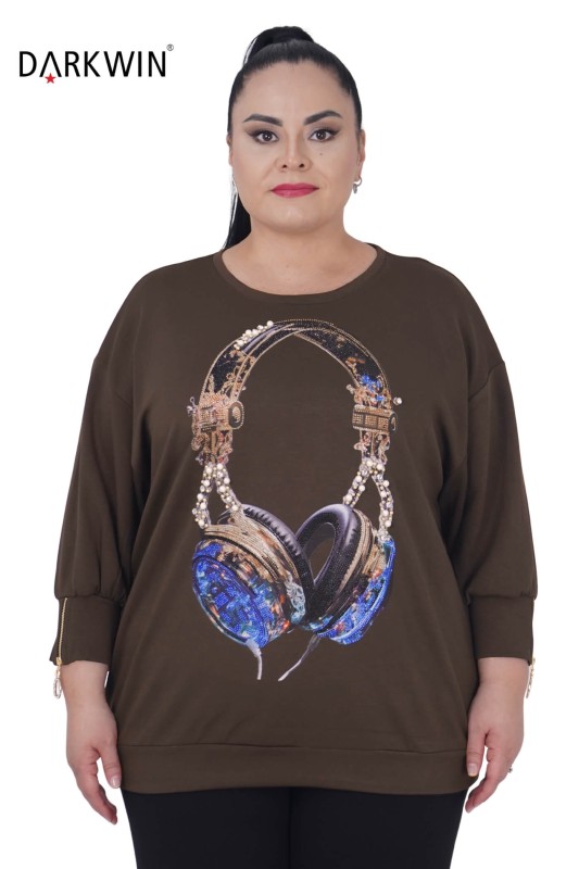 9192 DARKWIN BLUZ KAHVE - 1