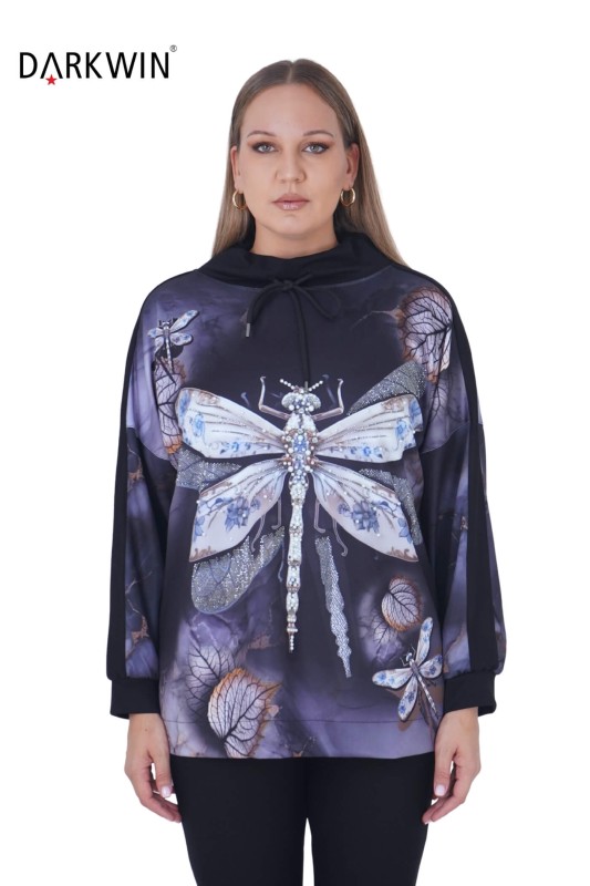 9193 DARKWIN BLUZ SIYAH - DARKWIN