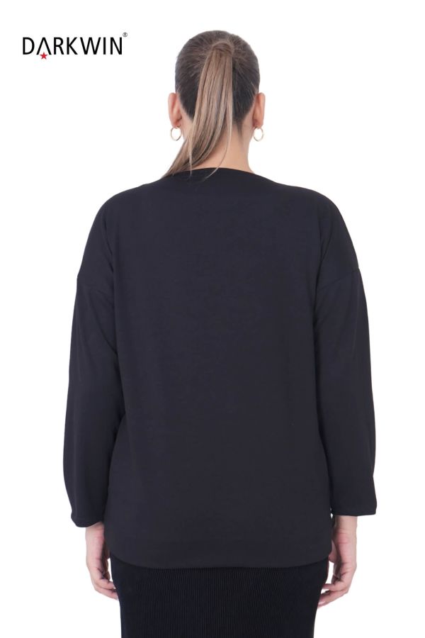 9196 DARKWIN BLUZ SIYAH-GOLD - 3