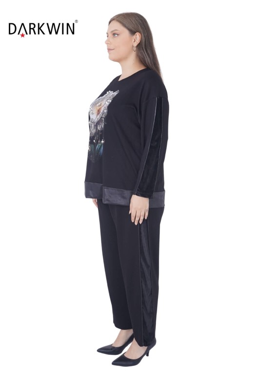 9197 DARKWIN BLUZ-PANTOLON SIYAH - DARKWIN (1)