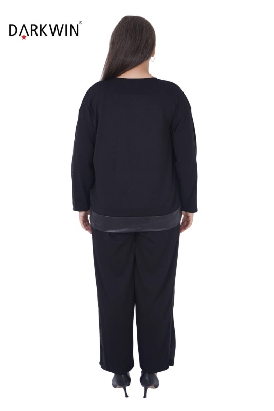 9197 DARKWIN BLUZ-PANTOLON SIYAH - 3