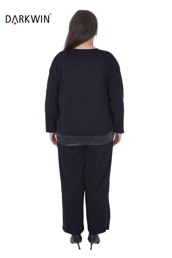 9197 DARKWIN BLUZ-PANTOLON SIYAH - 3