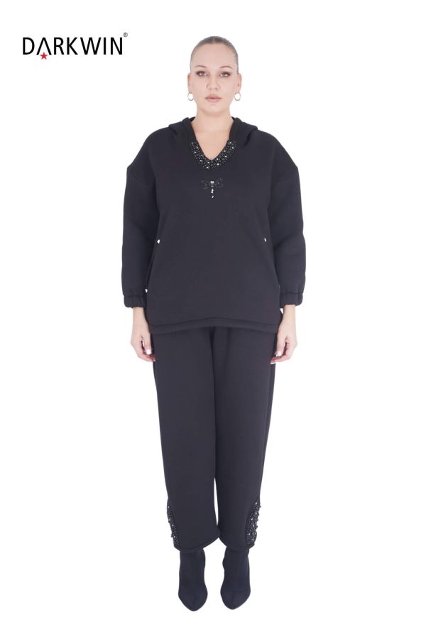 9228 DARKWIN BLUZ-PANTOLON SIYAH - 1