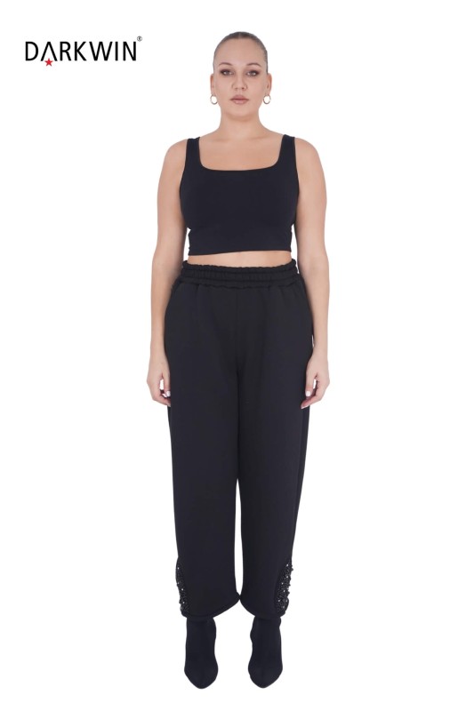 9228 DARKWIN BLUZ-PANTOLON SIYAH - 4