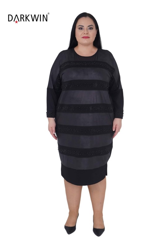 9239 DARKWIN ELBİSE SIYAH - DARKWIN