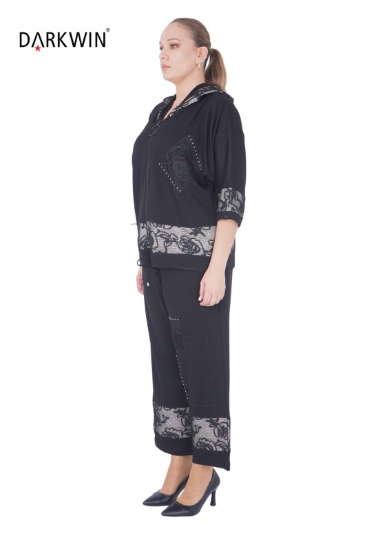 DARKWIN - 9249 DARKWIN BLUZ-PANTOLON SIYAH (1) DARKWIN - 9249 DARKWIN BLUZ-PANTOLON SIYAH (1)