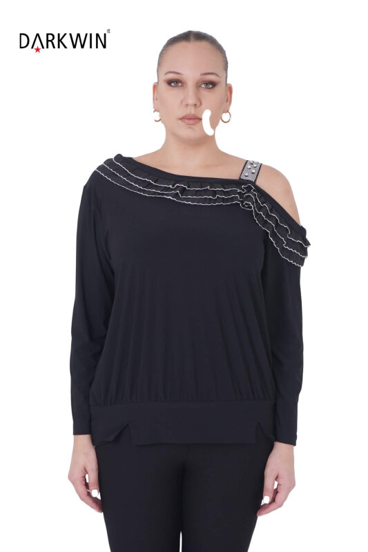 9285 DARKWIN BLUZ SIYAH - DARKWIN
