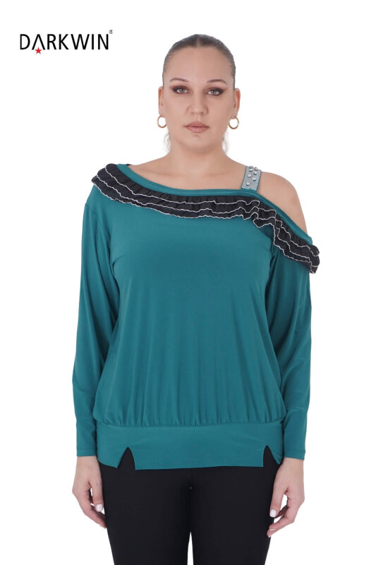 9285 DARKWIN BLUZ YESIL - DARKWIN