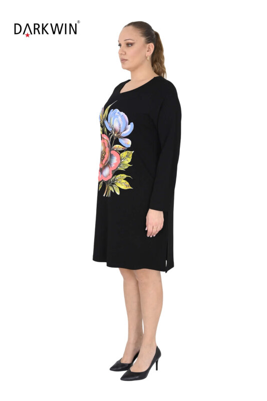 9285 DARKWIN ELBİSE SIYAH - DARKWIN (1)