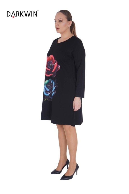 9288 DARKWIN ELBİSE SIYAH - DARKWIN (1)