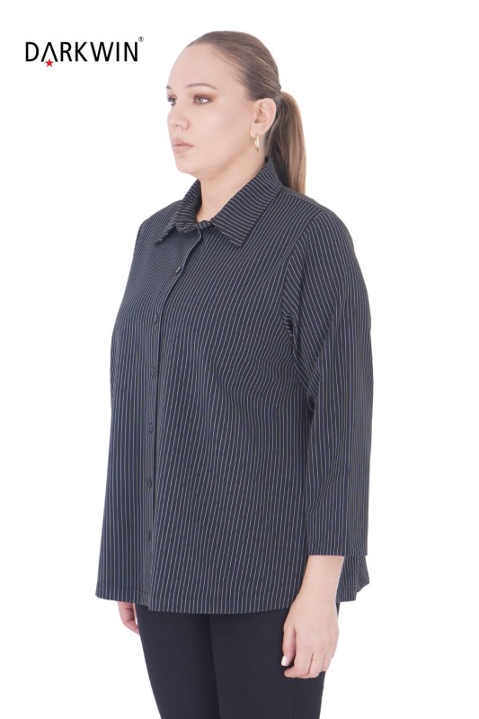 9290 DARKWIN GÖMLEK SIYAH - Thumbnail