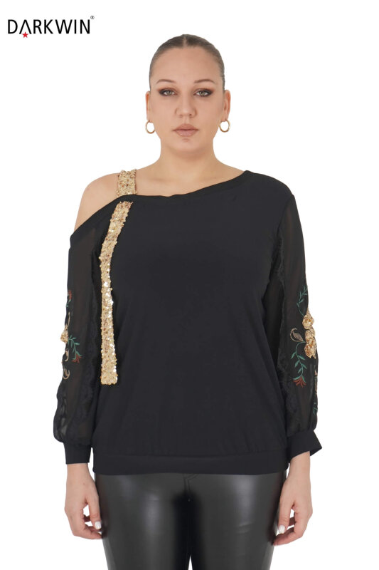 9293 DARKWIN BLUZ SIYAH - DARKWIN (1)