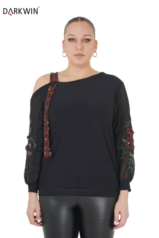 9293 DARKWIN BLUZ SIYAH - 1