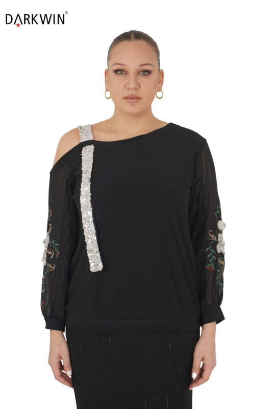 9293 DARKWIN BLUZ SIYAH - 4