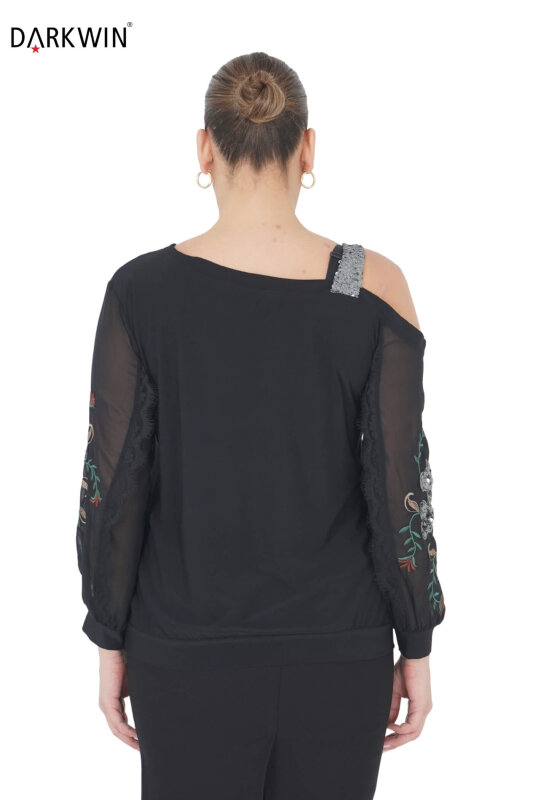 9293 DARKWIN BLUZ SIYAH - 9