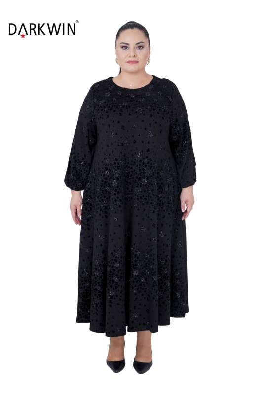 9378 DARKWIN ELBİSE SIYAH - DARKWIN