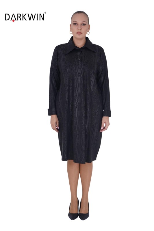 9381 DARKWIN ELBİSE SIYAH - DARKWIN