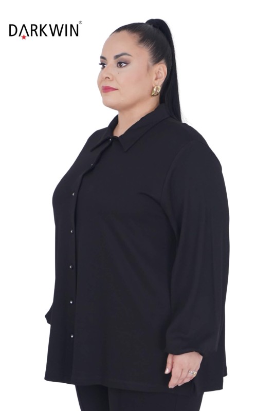 DARKWIN - 9392 DARKWIN GÖMLEK SIYAH (1)