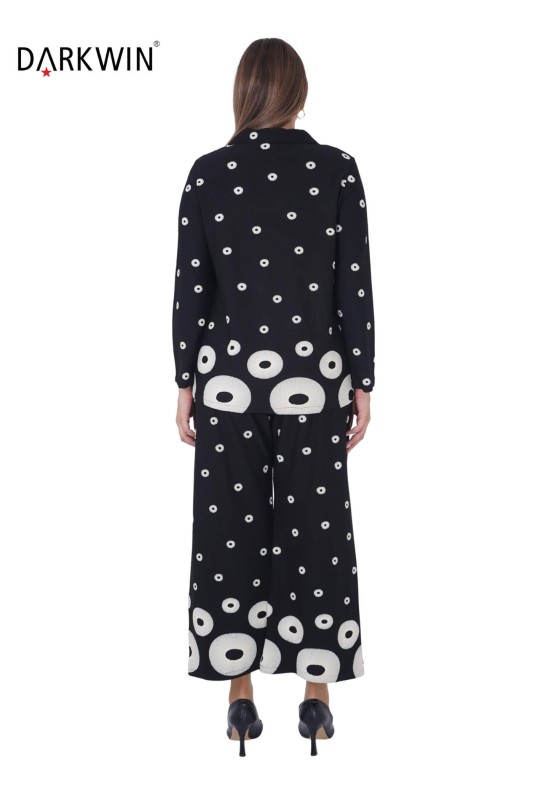 9397 DARKWIN GÖMLEK-PANTOLON SIYAH - Thumbnail