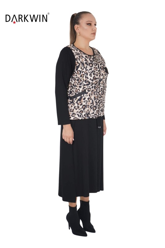 9403 DARKWIN ELBİSE-YELEK SIYAH - DARKWIN (1)
