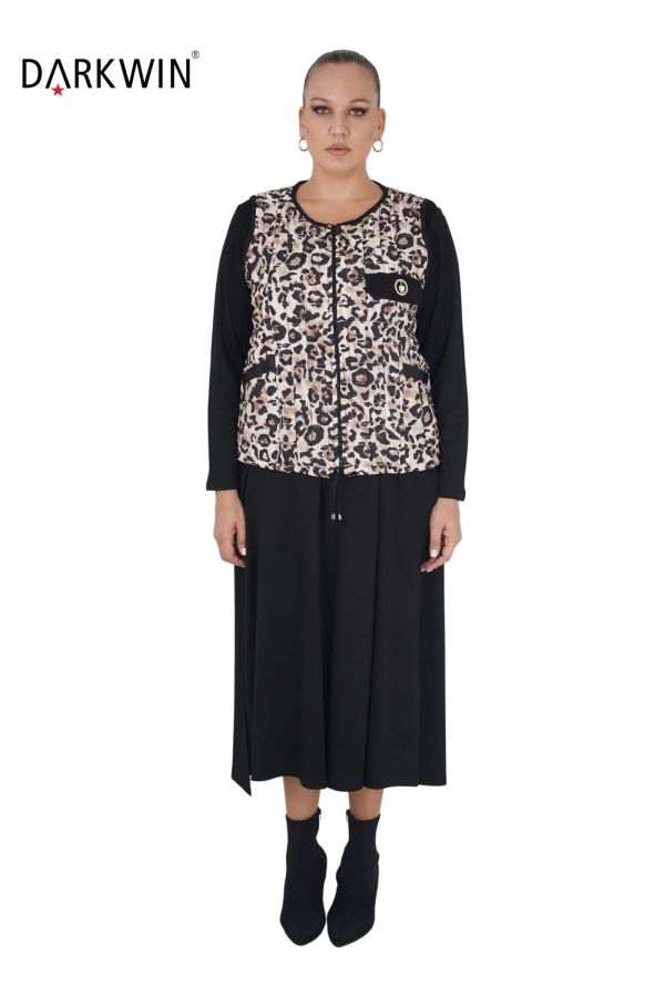 9403 DARKWIN ELBİSE-YELEK SIYAH - 1