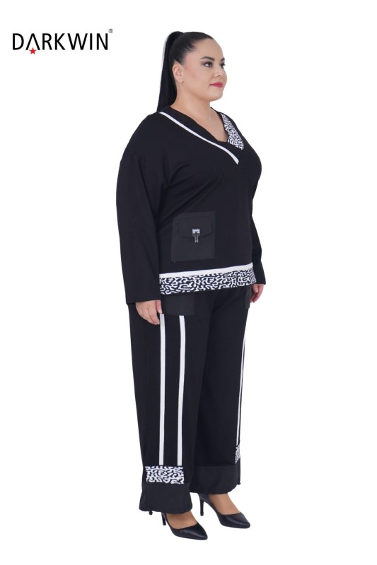 DARKWIN - 9419 DARKWIN BLUZ-PANTOLON SIYAH (1) DARKWIN - 9419 DARKWIN BLUZ-PANTOLON SIYAH (1)