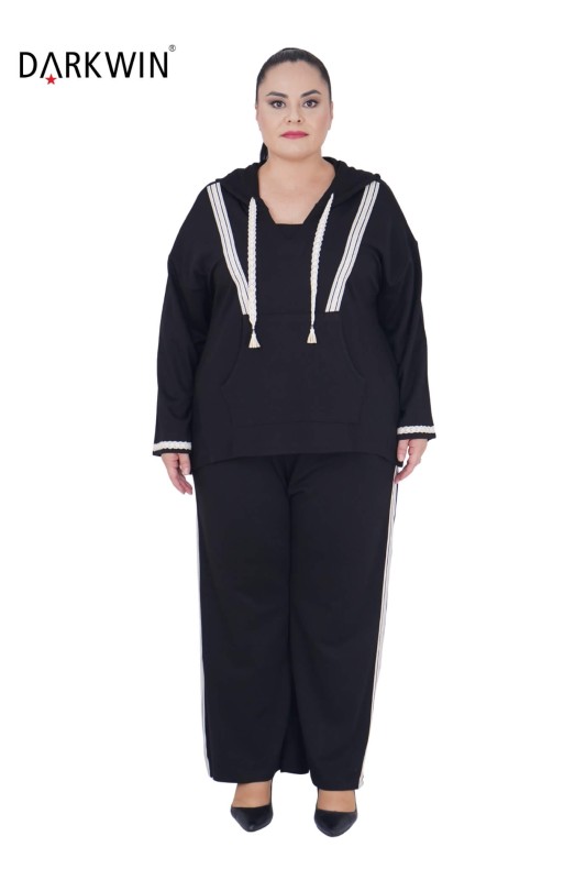 DARKWIN - 9439 DARKWIN BLUZ-PANTOLON SIYAH DARKWIN - 9439 DARKWIN BLUZ-PANTOLON SIYAH