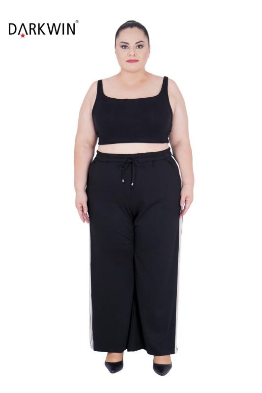 9439 DARKWIN BLUZ-PANTOLON SIYAH - Thumbnail