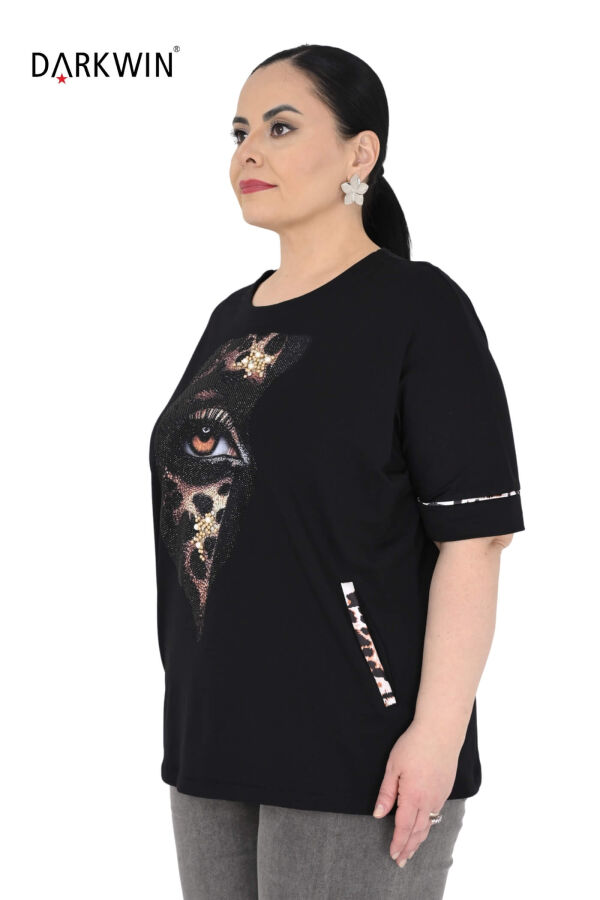 9448 MONICA MAGNI BLUZ SIYAH - 2