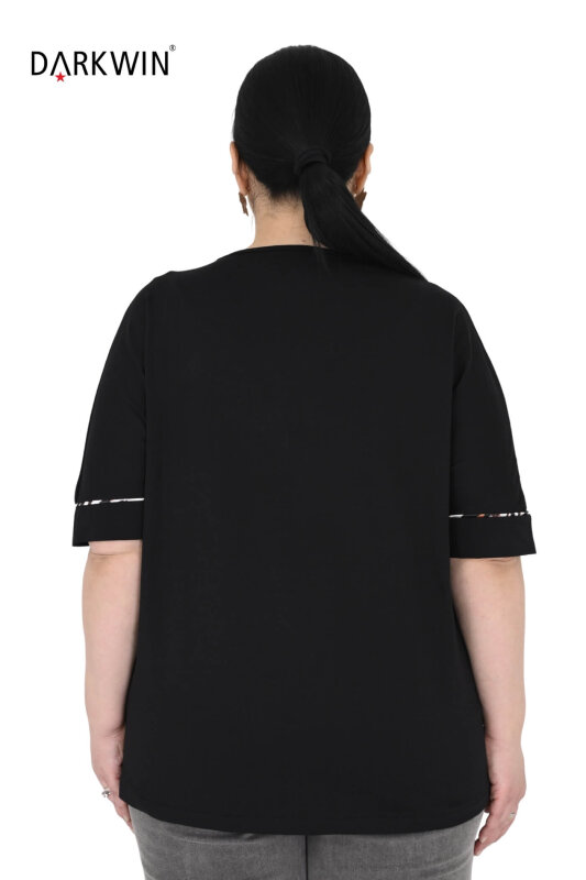 9448 MONICA MAGNI BLUZ SIYAH - 3