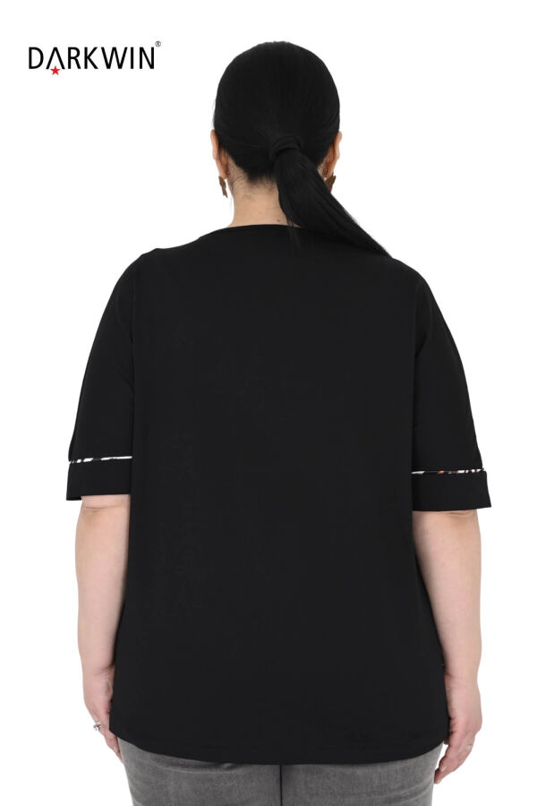 9448 MONICA MAGNI BLUZ SIYAH - 3