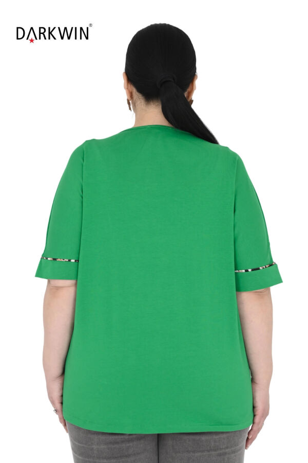 9448 MONICA MAGNI BLUZ YESIL - 3