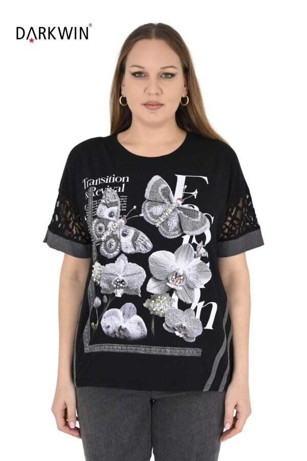 9450 MONICA MAGNI BLUZ SIYAH - 2