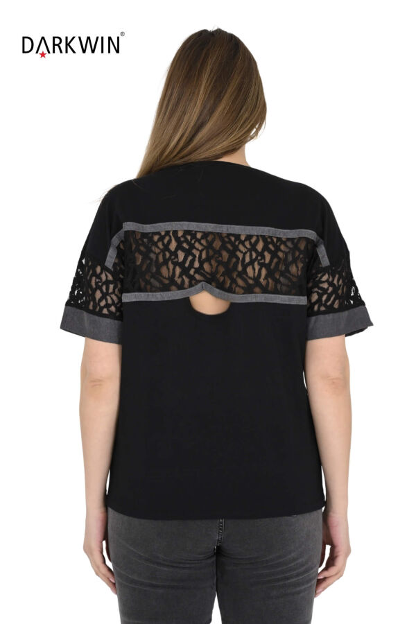 9450 MONICA MAGNI BLUZ SIYAH - 6