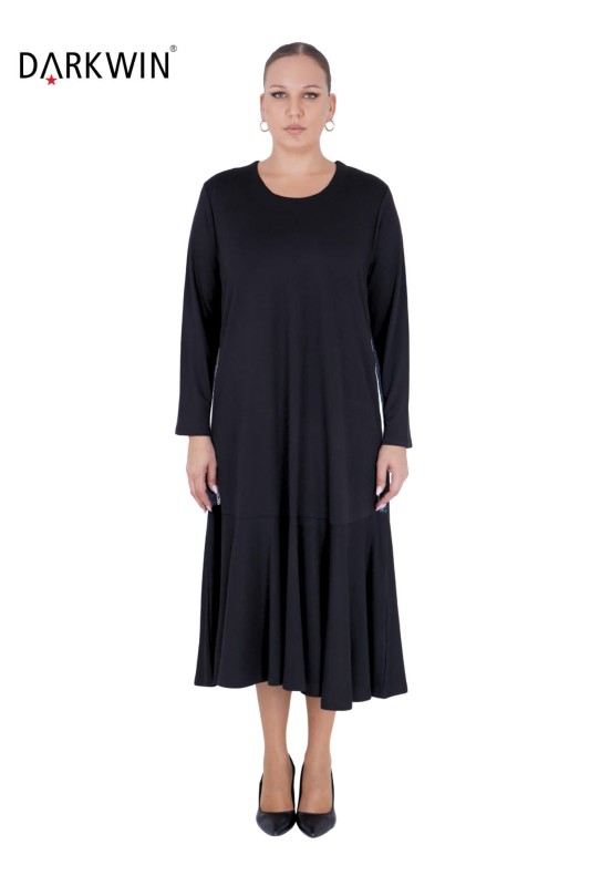 9460 DARKWIN ELBİSE SIYAH - DARKWIN
