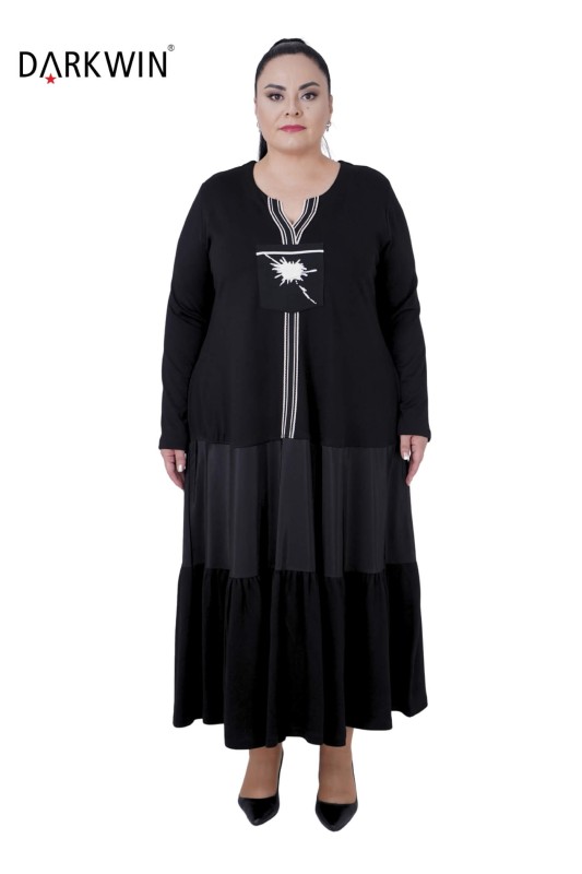 DARKWIN - 9467 DARKWIN ELBİSE-BLUZ SIYAH DARKWIN - 9467 DARKWIN ELBİSE-BLUZ SIYAH